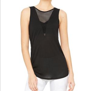 ALO Yoga Warm-up Tank in Black